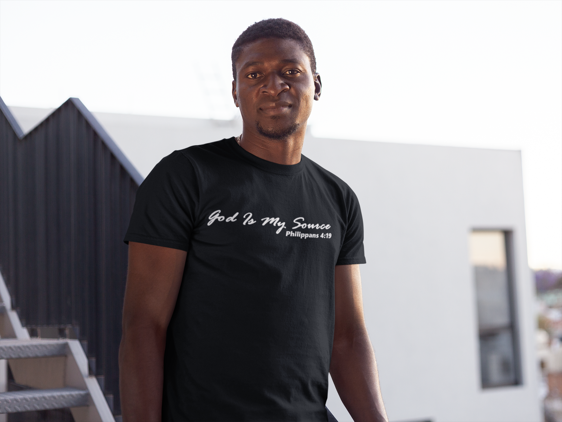 God is my Source Black