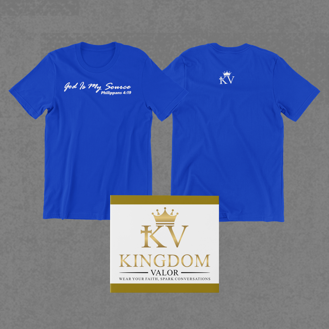 God is my Source Blue