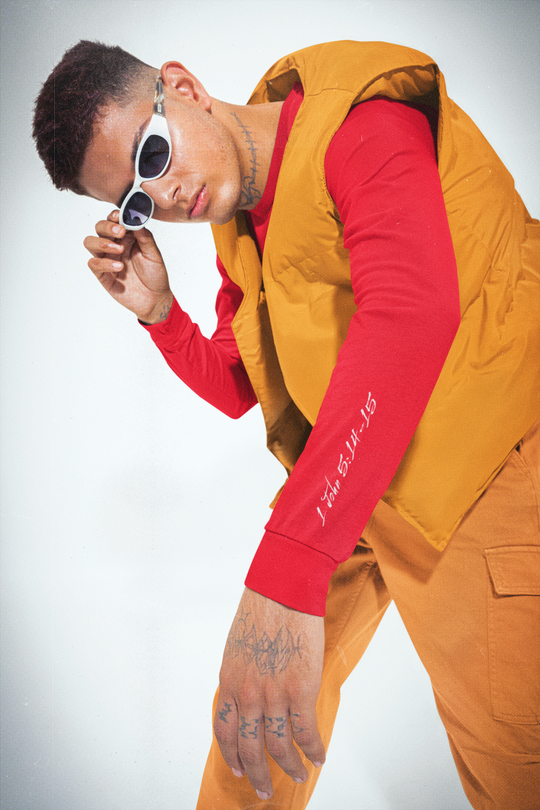 Godfident Long Sleeve T-shirt Red
