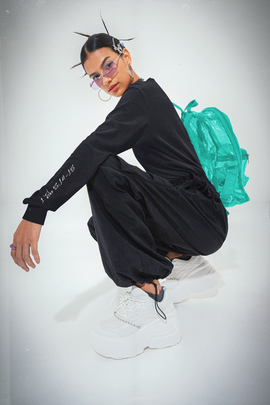 Godfident Long Sleeve T-shirt Black