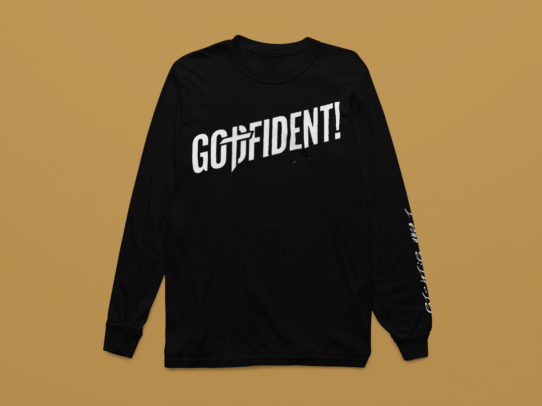 Godfident Long Sleeve T-shirt Black
