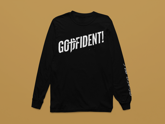 Godfident Long Sleeve T-shirt Black