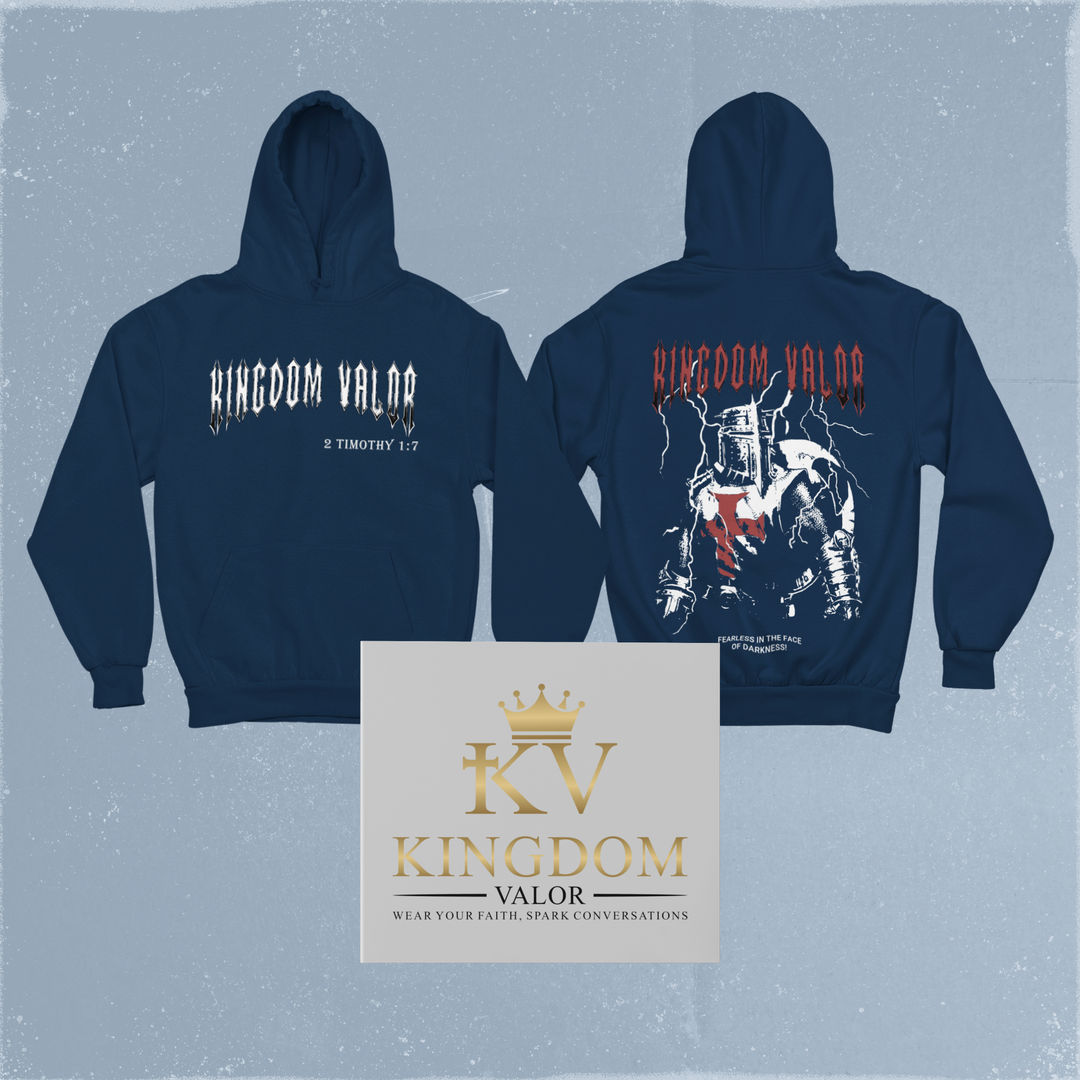 Kingdom Valor I- Hoodie Blue