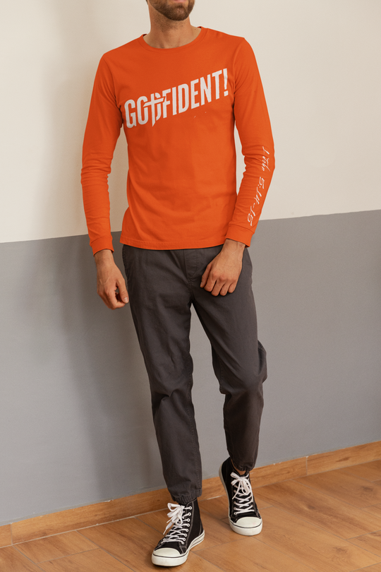 Godfident Long Sleeve T-shirt Orange