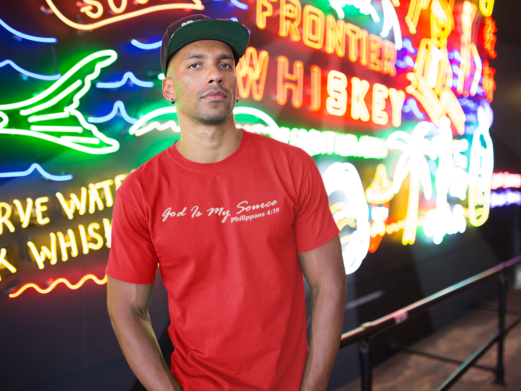 God is my Source Red