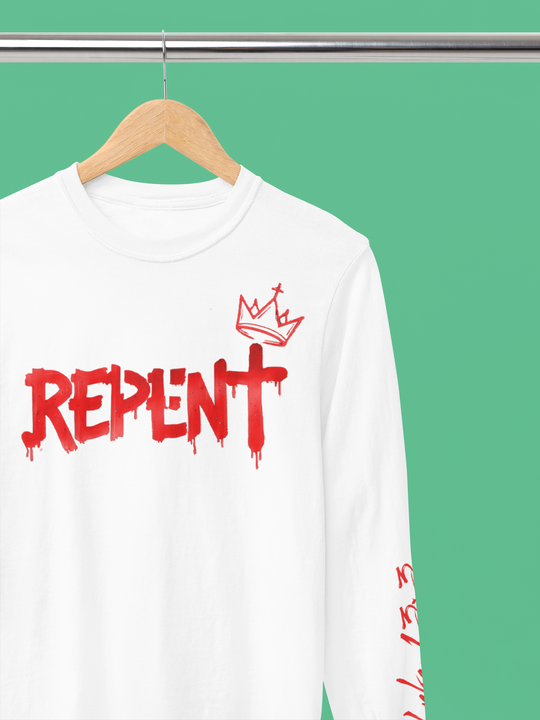 REPENT Hoodie – White