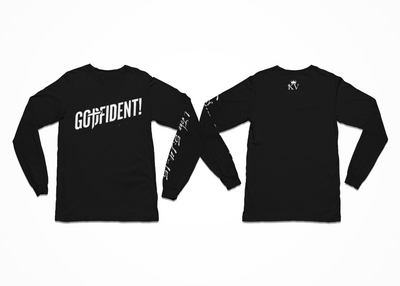 Godfident Long Sleeve T-shirt Black
