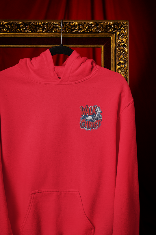 By Faith Not Sight Dark Red Hoodie