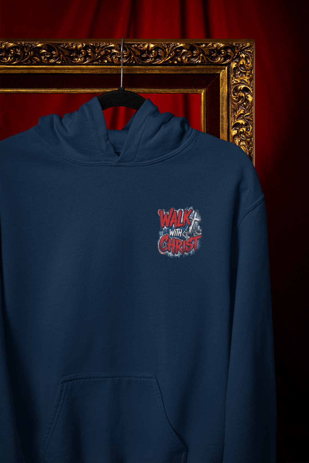 By Faith Not Sight Dark Blue Hoodie