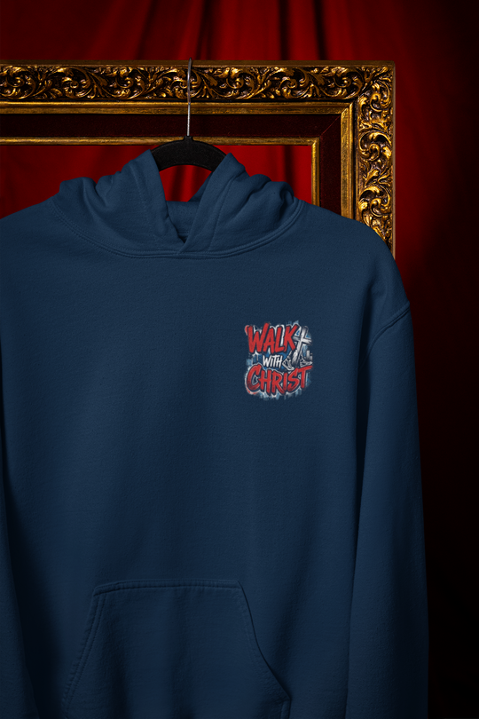 By Faith Not Sight Dark Blue Hoodie