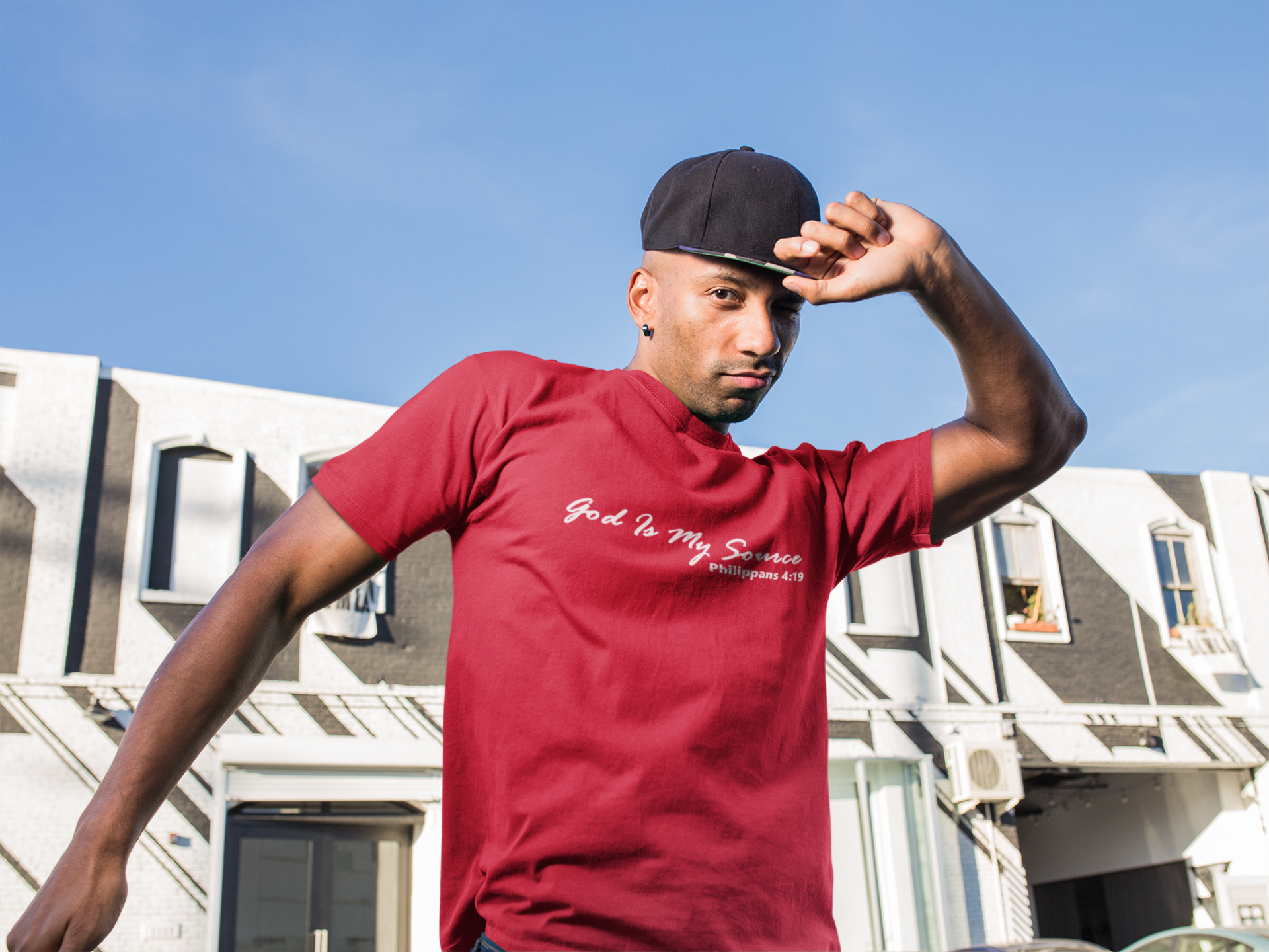 God is my Source Red