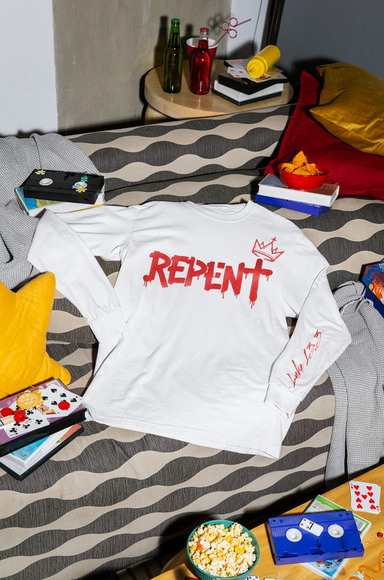 REPENT Hoodie – White